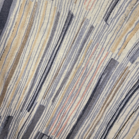 Nic+Zoe Colorful Striped Linen Blend Knit Top Size Large Petite - Picture 4 of 7